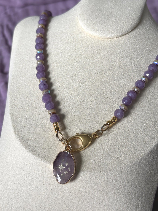 Amethyst Sparkle Necklace