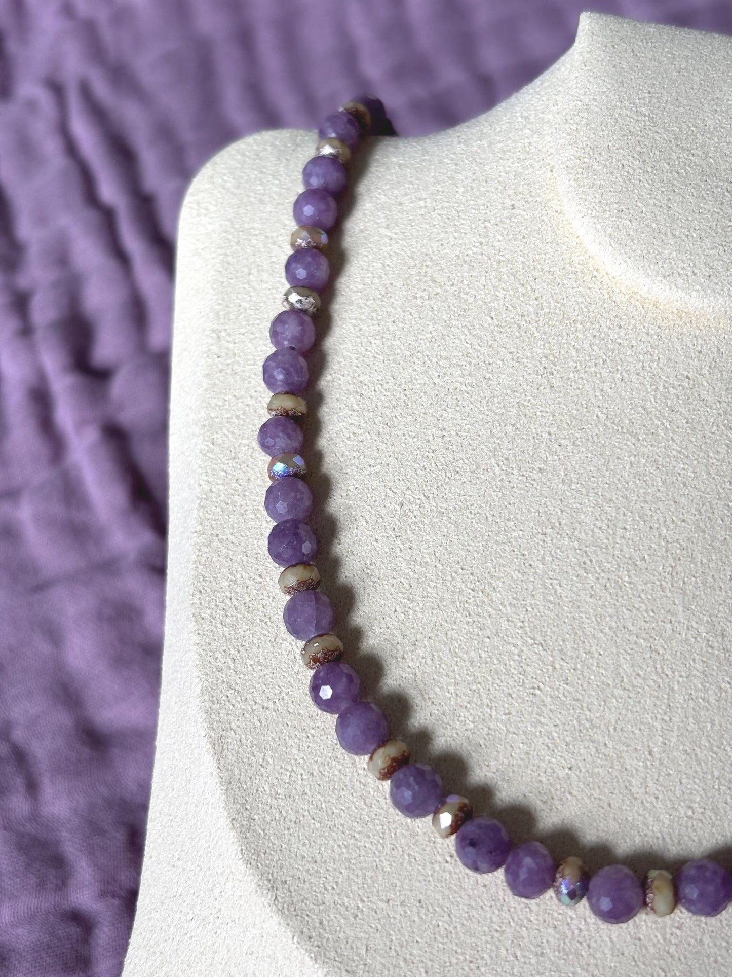 Amethyst Sparkle Necklace