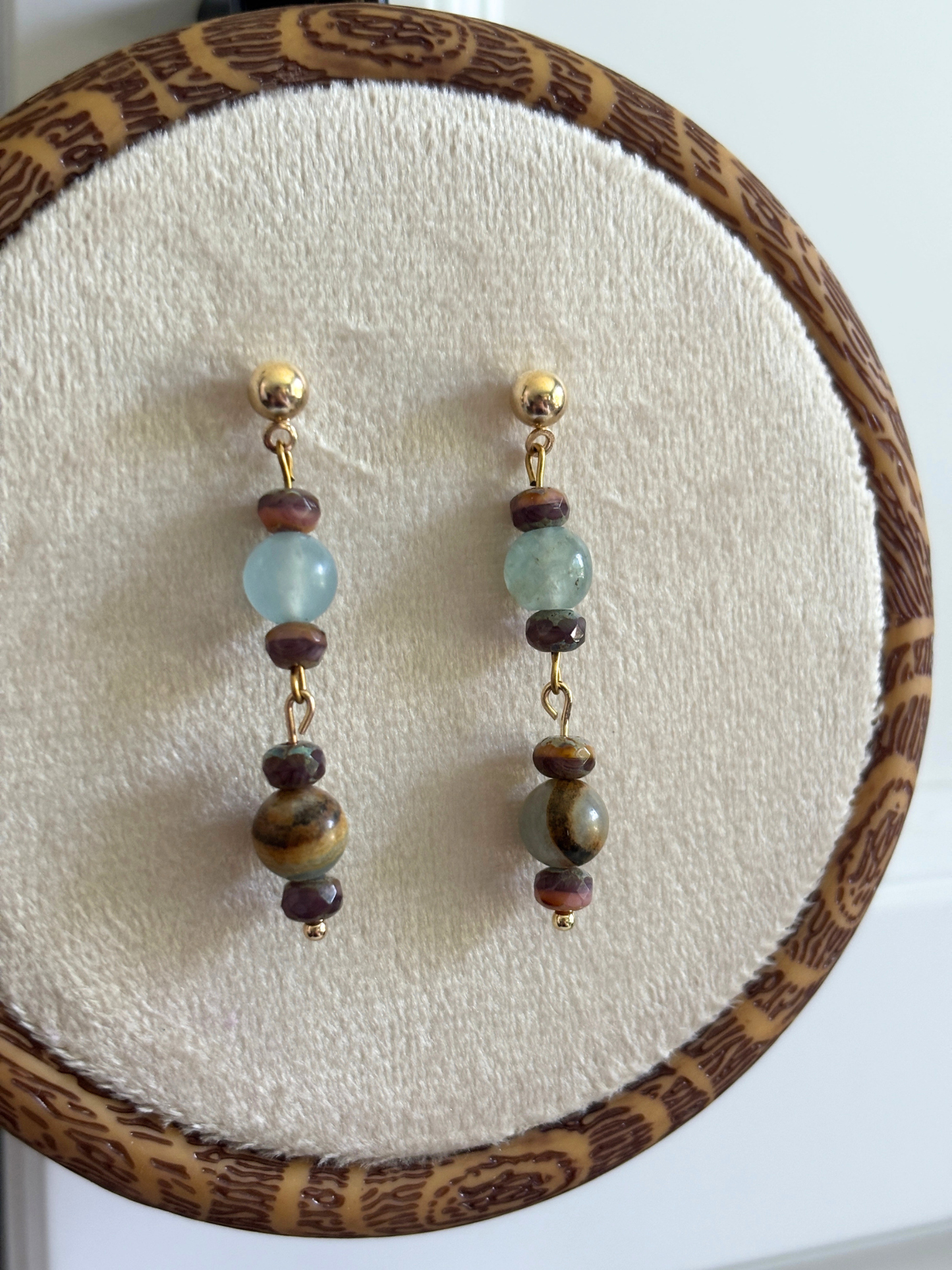 Blue Calcite Earrings