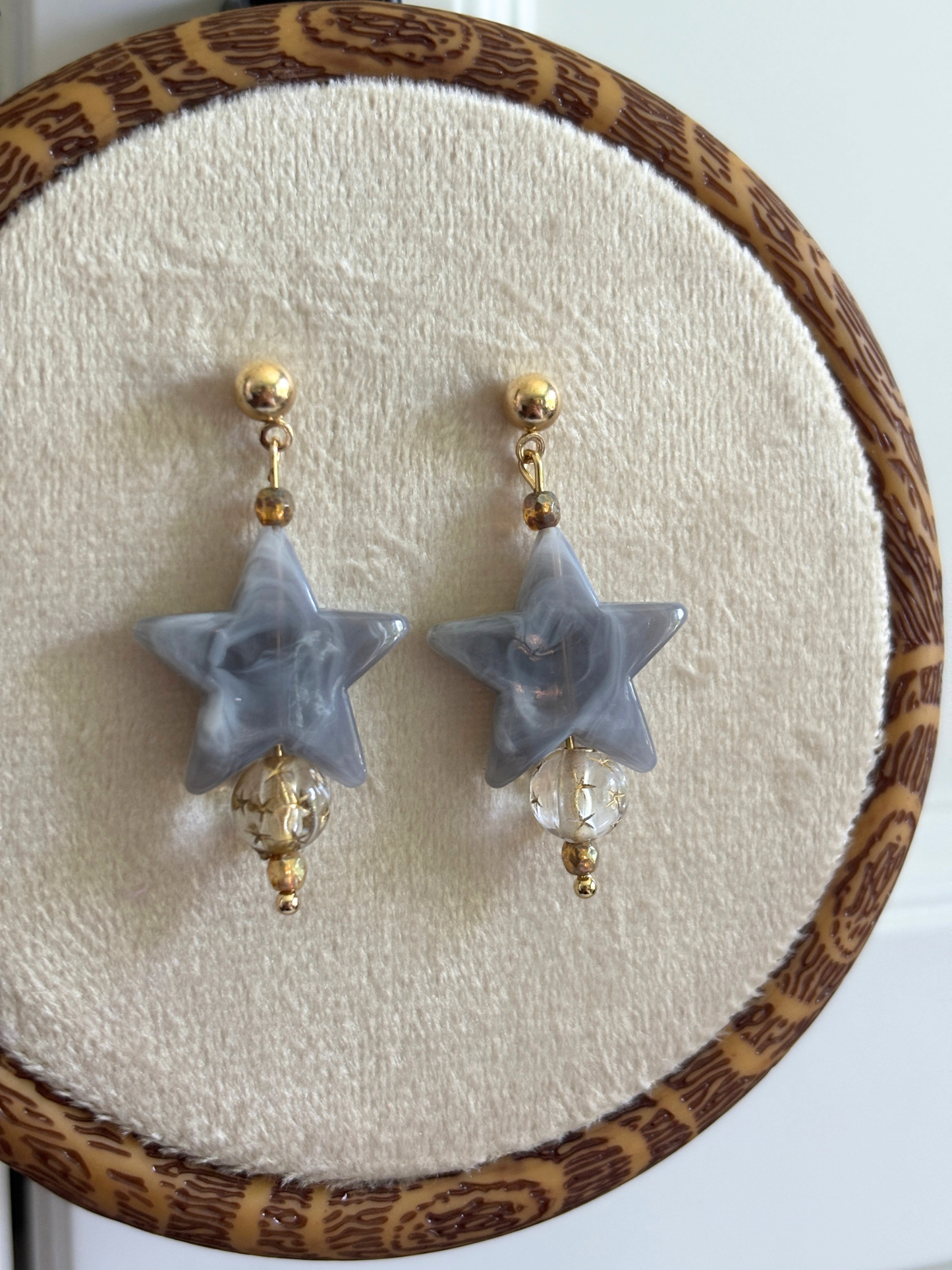 Foggy Star Earrings