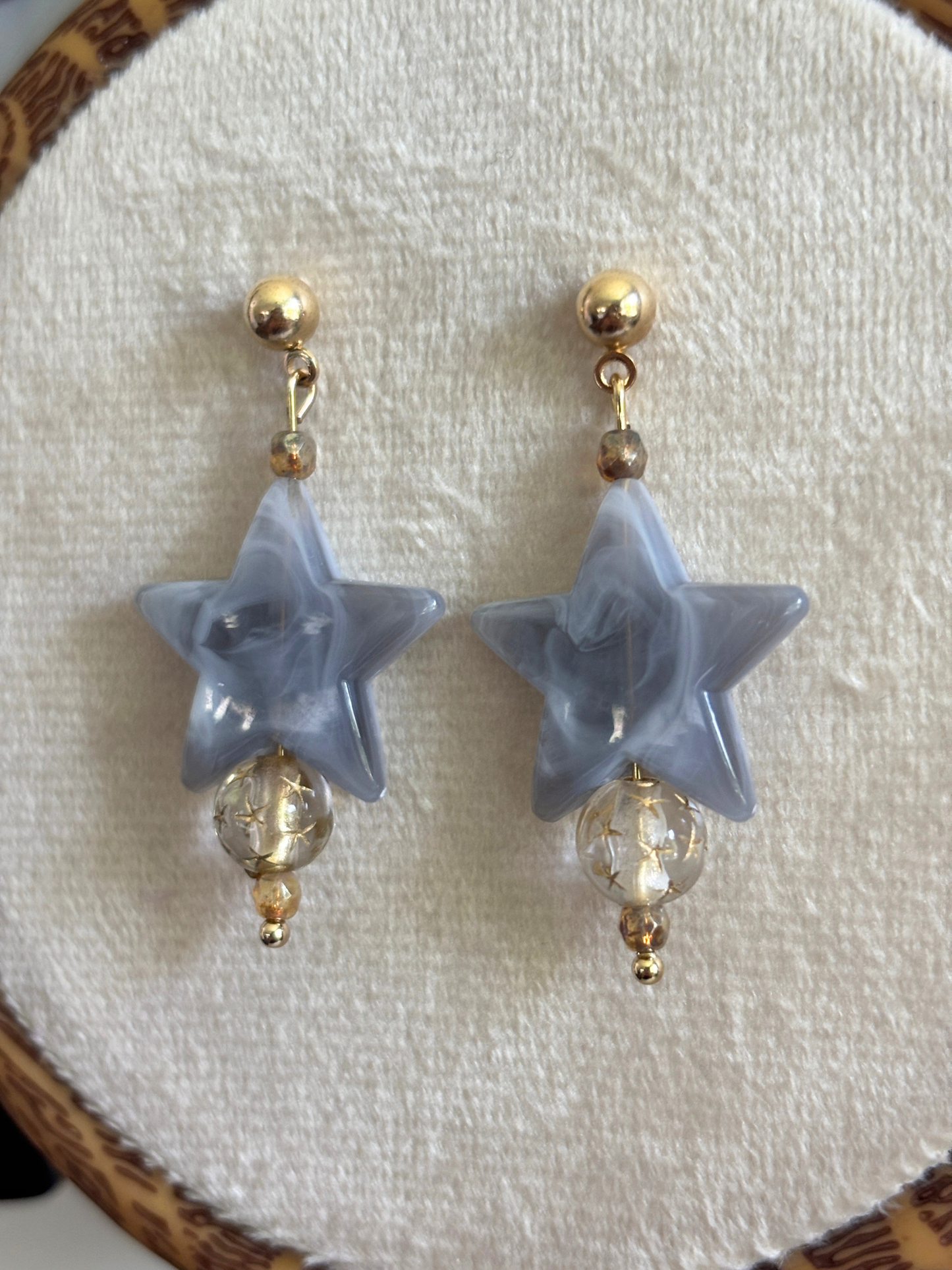 Foggy Star Earrings